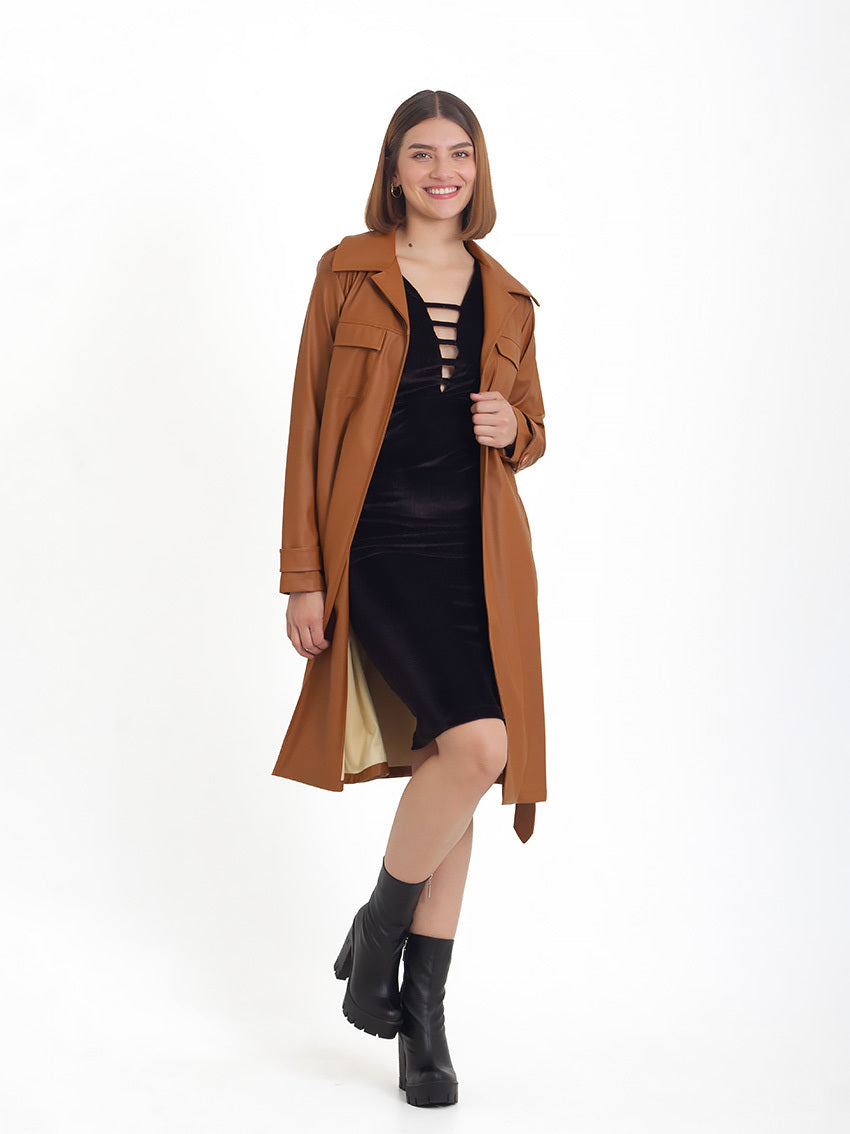 GABARDINA NINA CAMEL