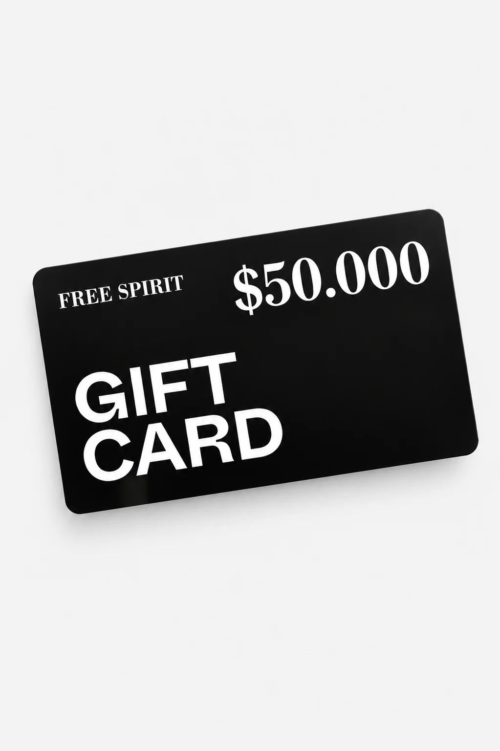 Gift Card Free Spirit