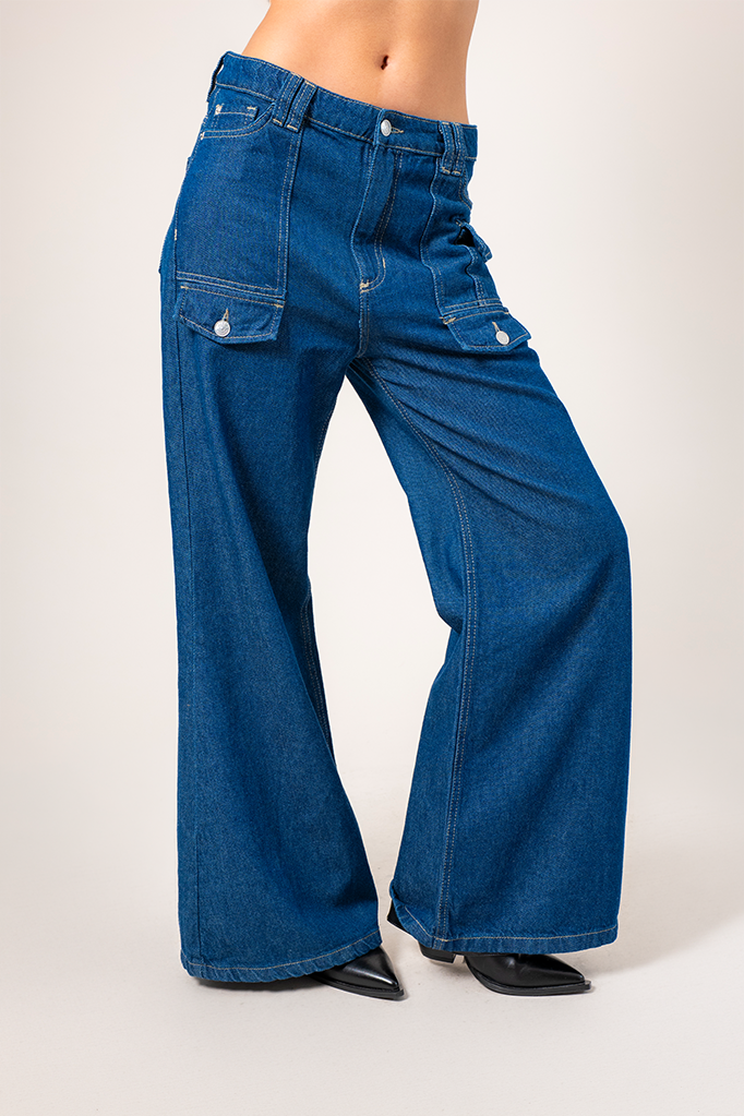 JEANS BAGGY CARGO G-M 8610.