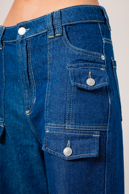JEANS BAGGY CARGO G-M 8610.