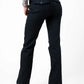 JEANS FLARE MIDE RISE G-M 8320.