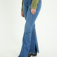 JEANS FLARE SLIT MACEDONIA THREE