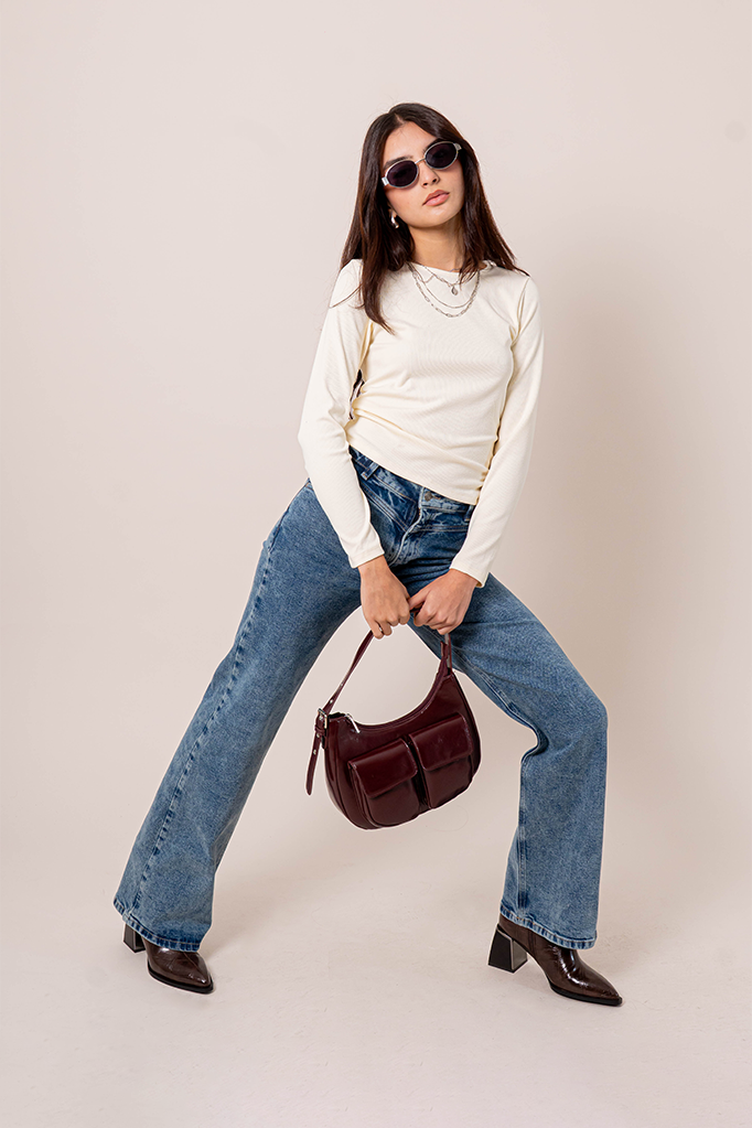 JEANS MIDI RISE CONFORT G-M 8302.