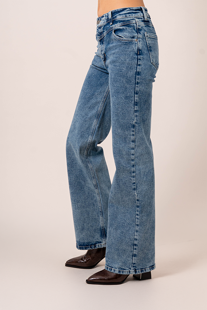 JEANS MIDI RISE CONFORT G-M 8302.