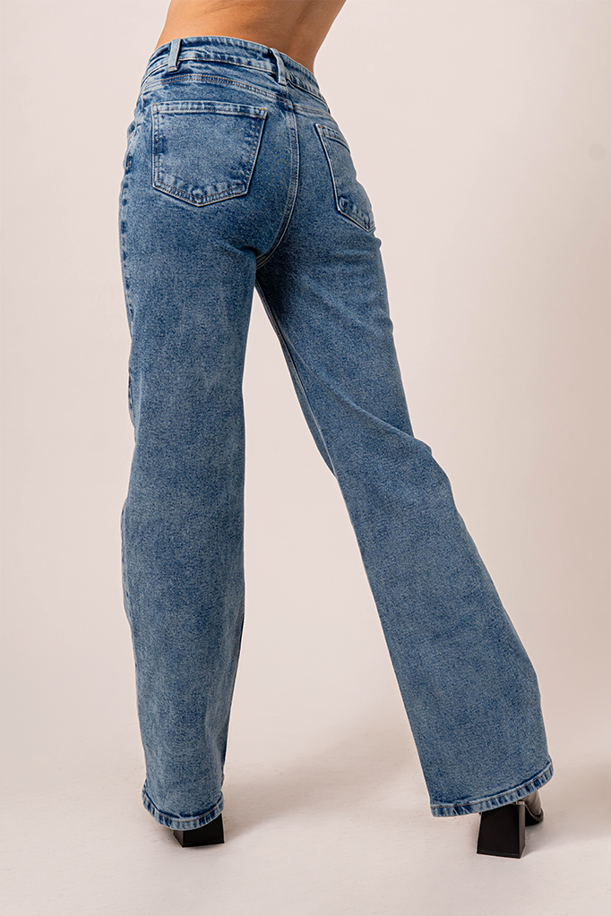 JEANS MIDI RISE CONFORT G-M 8302.
