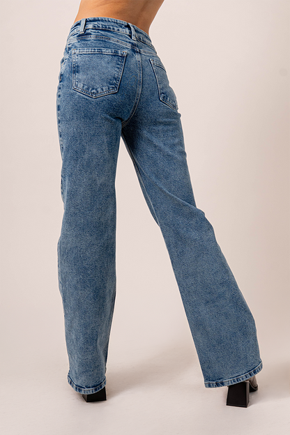 JEANS MIDI RISE CONFORT G-M 8302.