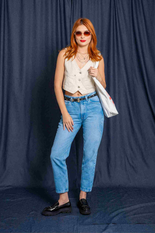 JEANS MOM FIT E-M 8339.