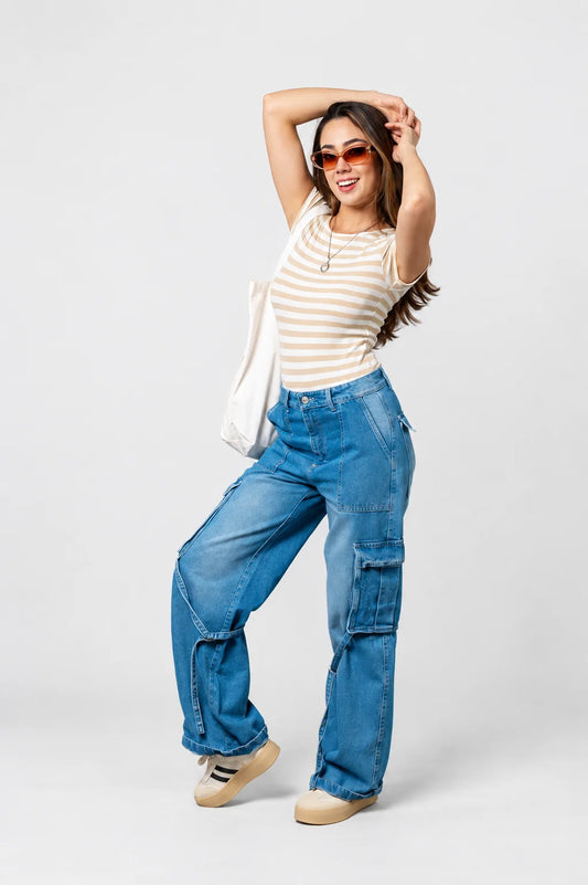 JEANS STRAIGHT CAPRIOLI ONE