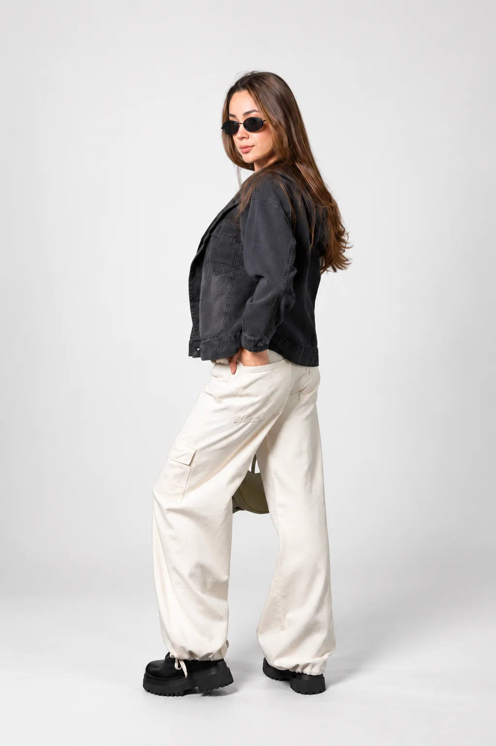 JEANS STRAIGHT CARGO E-M 7561