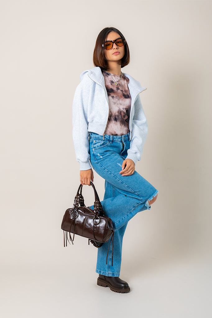 JEANS STRAIGHT ROTOS R-M 9064