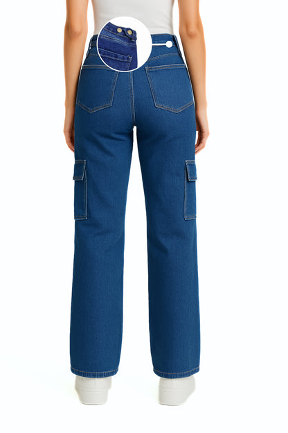 JEANS STRAINGT CARGO SHERLIN