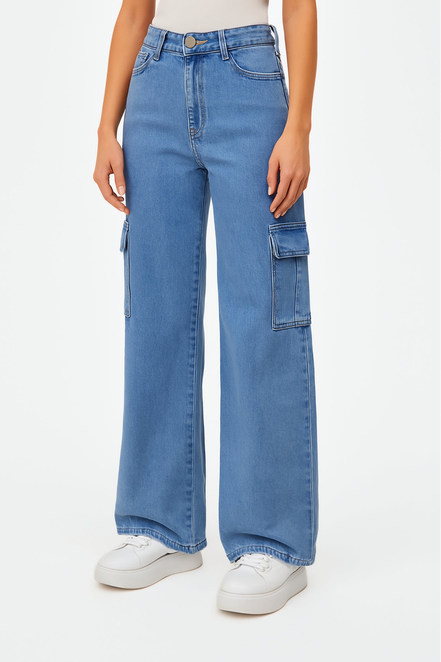 JEANS STRAINGT CARGO SHERLIN