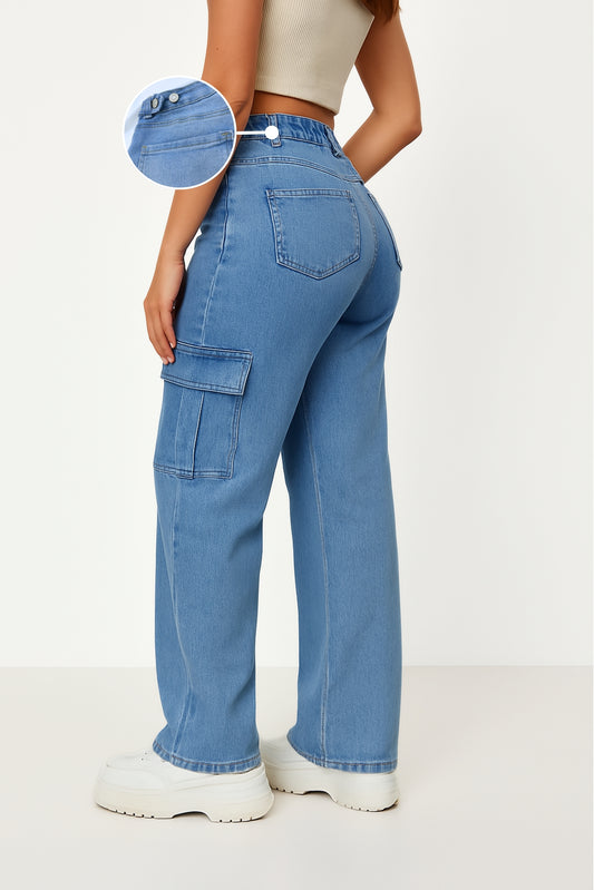 JEANS STRAINGT CARGO SHERLIN