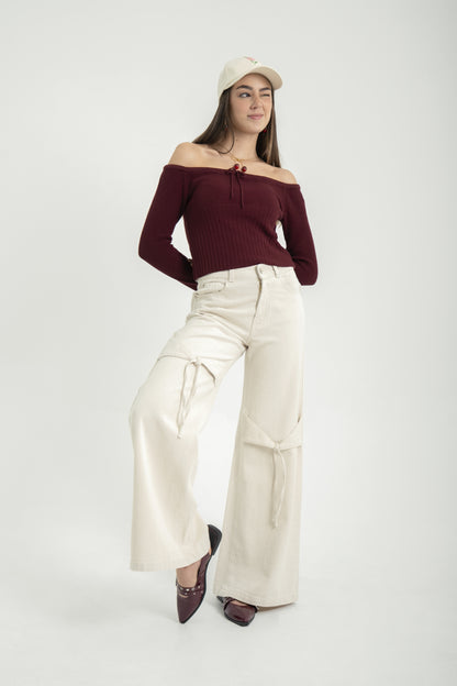 JEANS WIDE LEG 7140