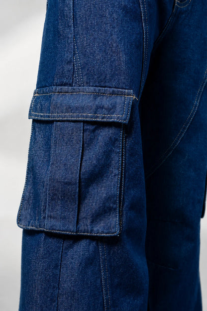 JEANS WIDE LEG CARGO R-F 7621