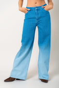 JEANS WIDE LEG DEGRADE G-C 8602