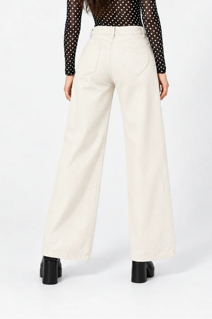 JEANS WIDE LEG FOIL 7129