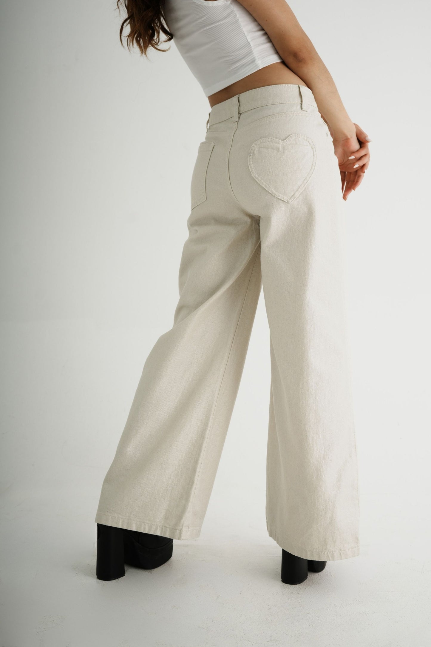 JEANS WIDE LEG FOIL 7129