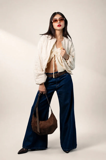 JEANS WIDE LEG G-M 7629