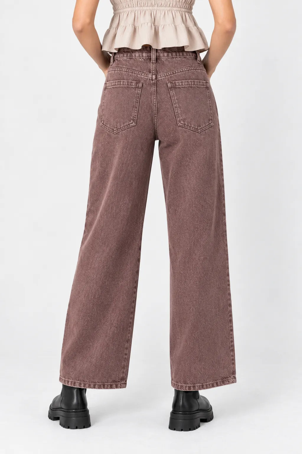 JEANS WIDE LEG G-M 9877