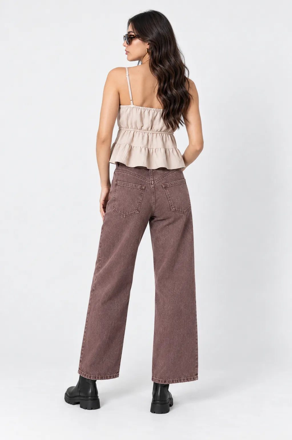 JEANS WIDE LEG G-M 9877
