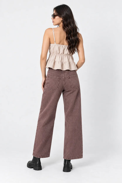 JEANS WIDE LEG G-M 9877