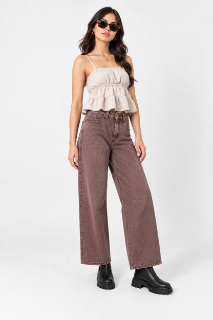 JEANS WIDE LEG G-M 9877