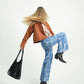 JEANS WIDE LEG TEXTURA 7292