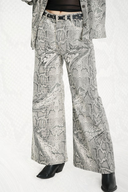 JEANS WIDE LEG SNAKE 8013