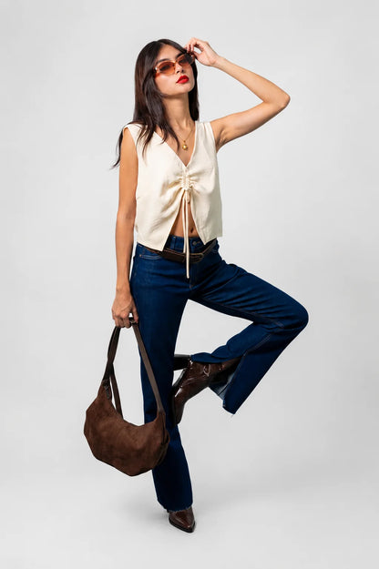 JEANS FLARE SLIT G-M 8354