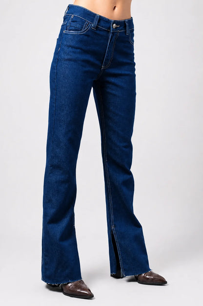 JEANS FLARE SLIT G-M 8354