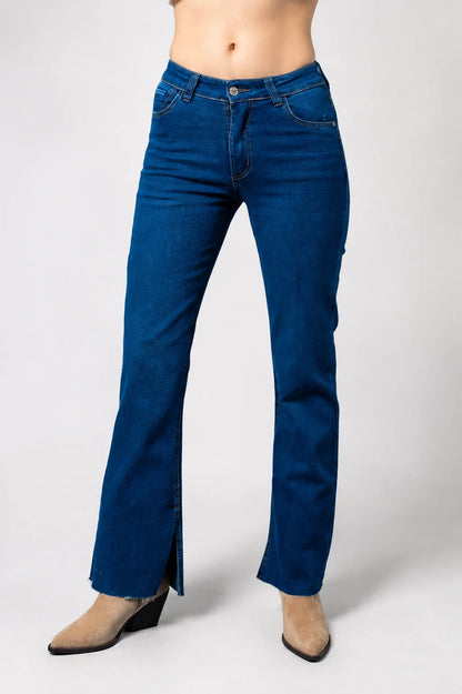 JEANS FLARE SLIT G-M 8354
