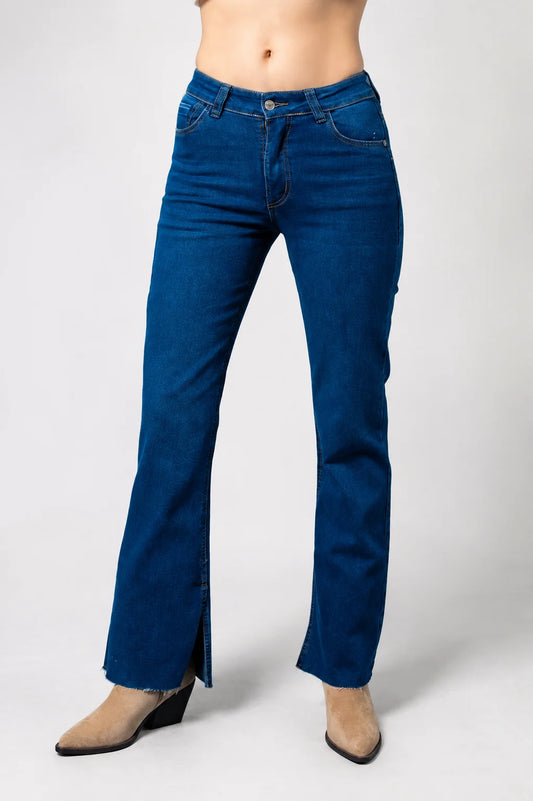 JEANS FLARE SLIT G-M 8354