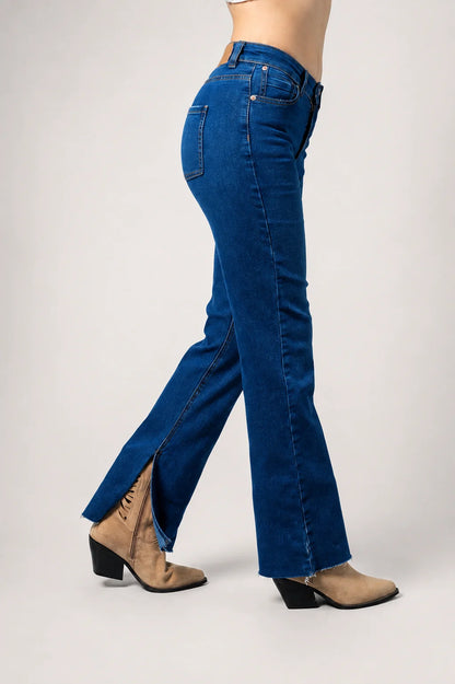 JEANS FLARE SLIT G-M 8354
