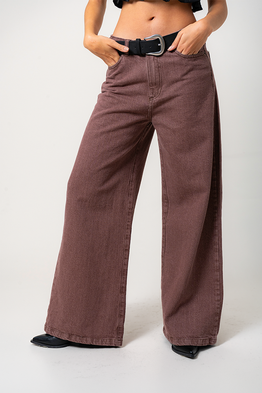 JEANS WIDE LEG G-M 9877