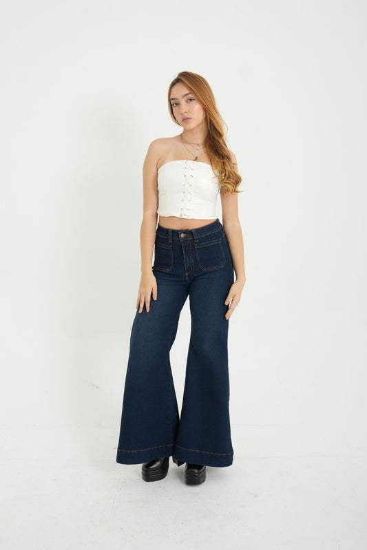 JEAN WIDE LEG GINI TWO