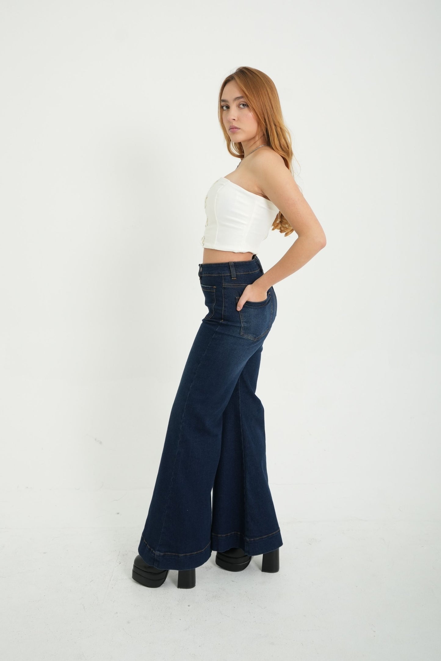 JEAN WIDE LEG GINI TWO