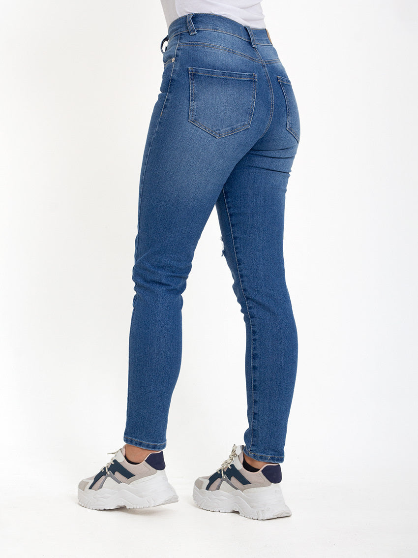 JEAN SKINNY PAULA AZUL CLARO