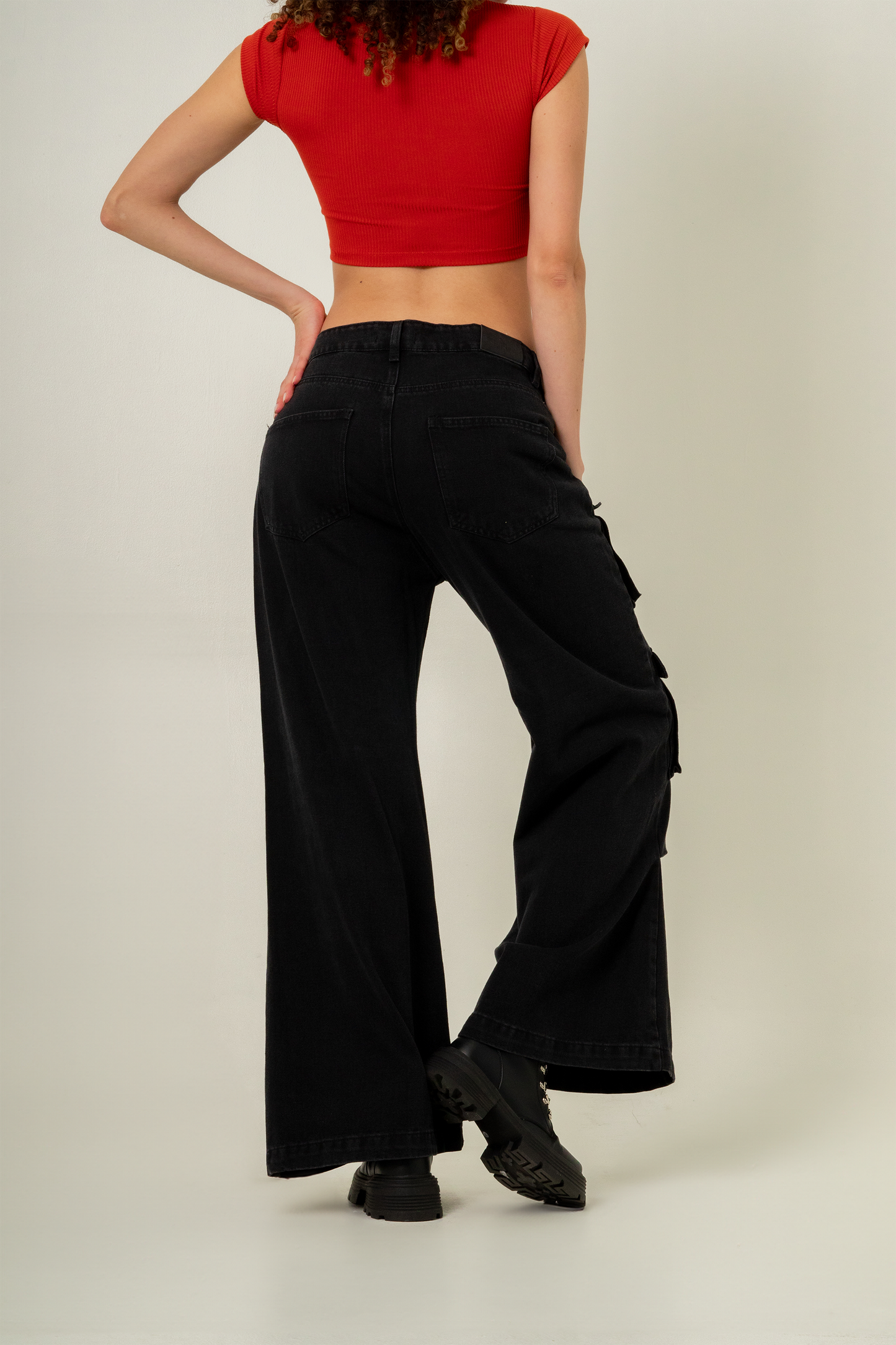 JEANS WIDE LEG CARGO CARISI