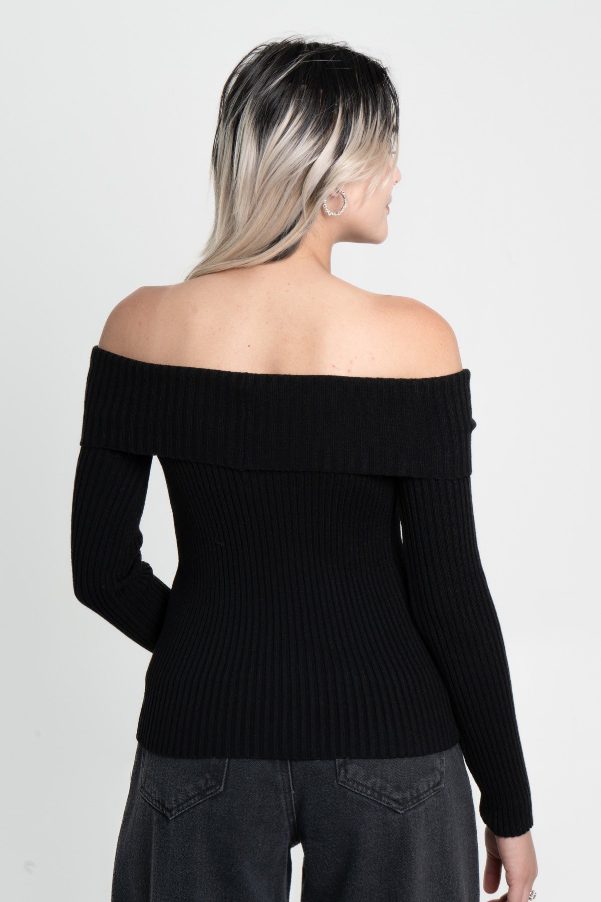 JERSEY TEJIDO HOMBROS DESCUBIERTOS BELVER