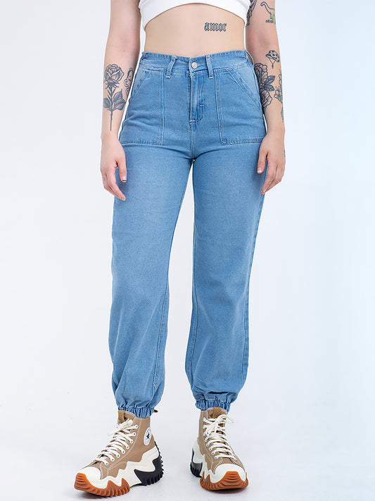 JEAN JOGGER BIANCA