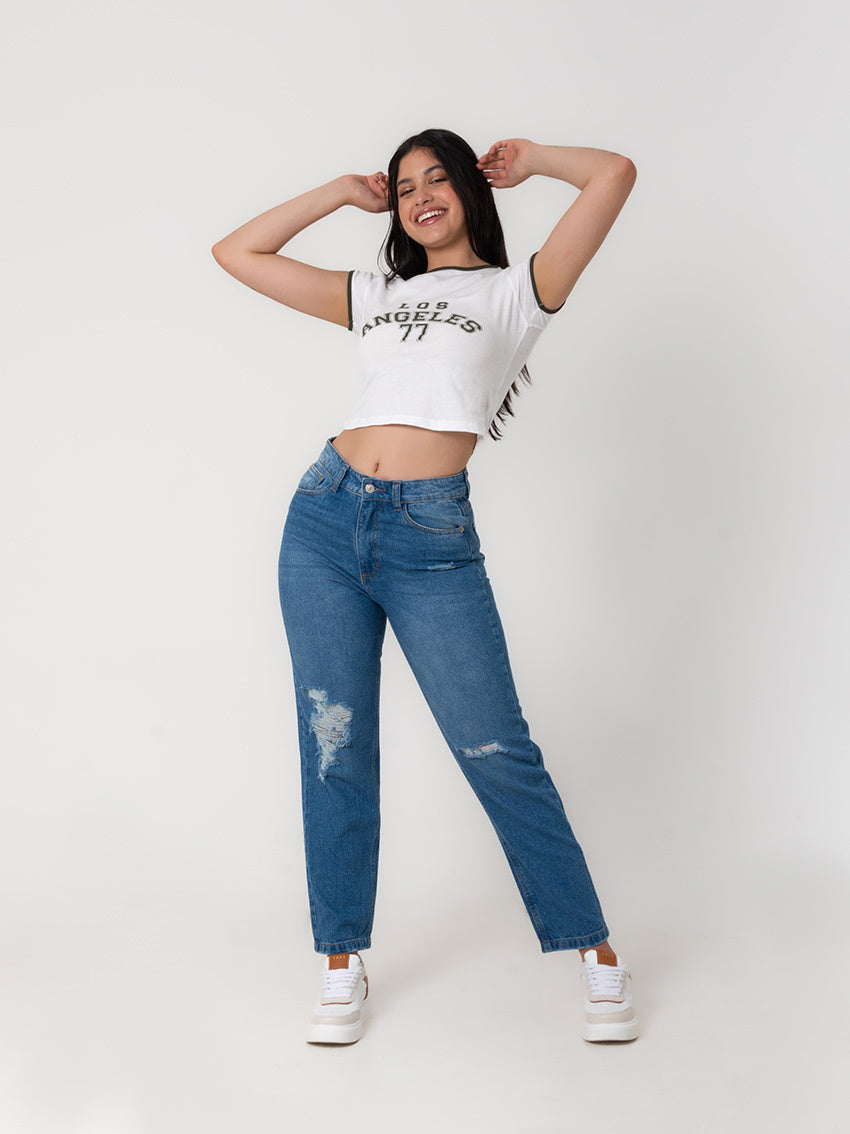 JEAN MOMFIT VIOLET