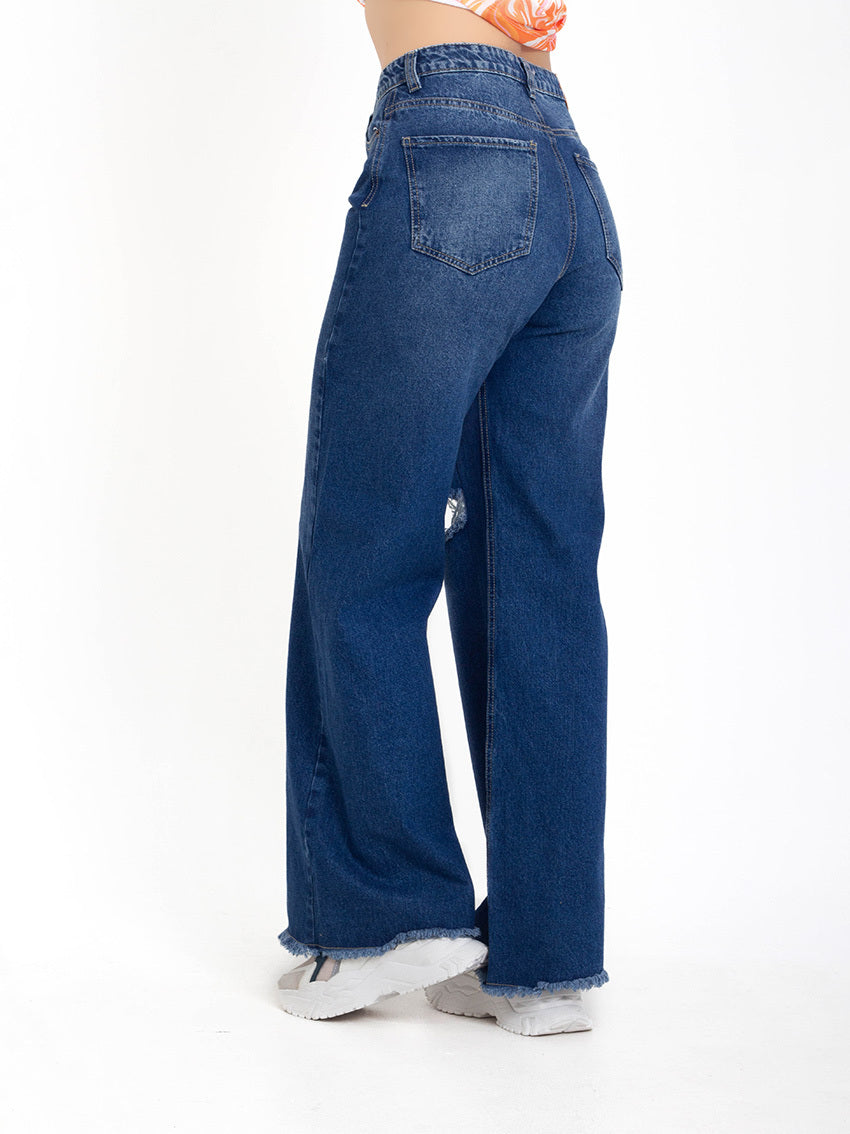 JEAN WIDE LEG VERONIKA AZUL MEDIO