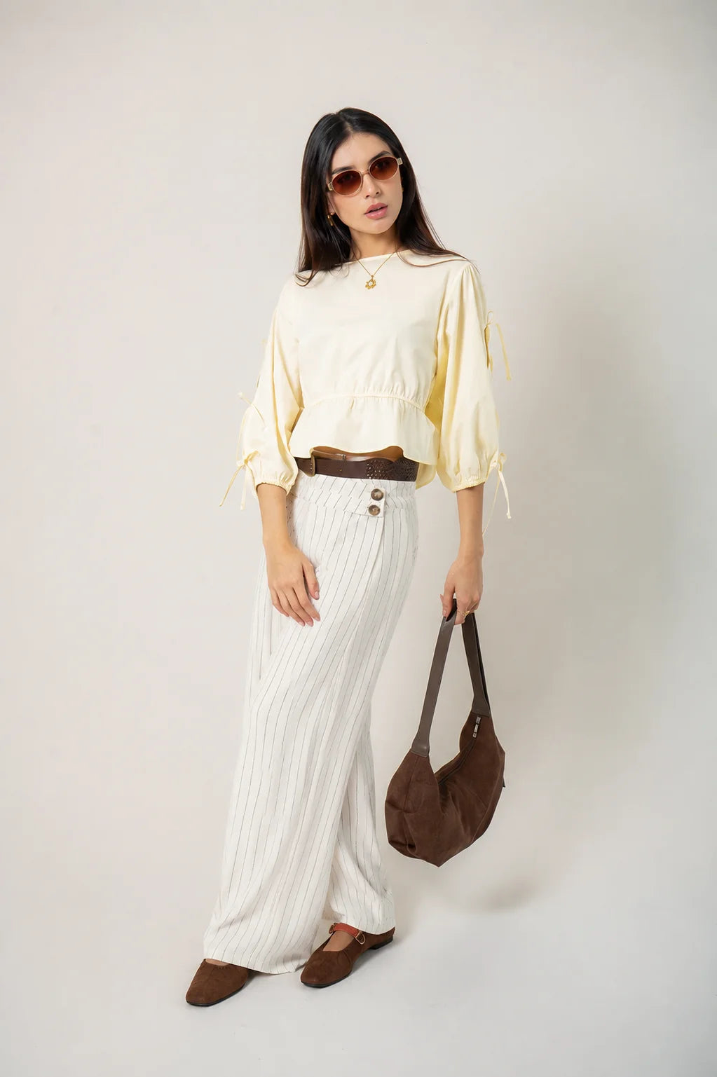 PANTALON ASIMETRICO RAYAS G-C 8224