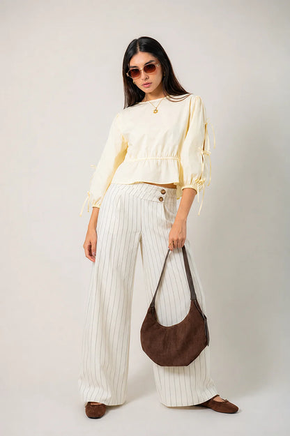 PANTALON ASIMETRICO RAYAS G-C 8224