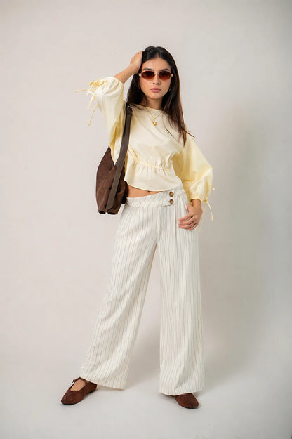 PANTALON ASIMETRICO RAYAS G-C 8224