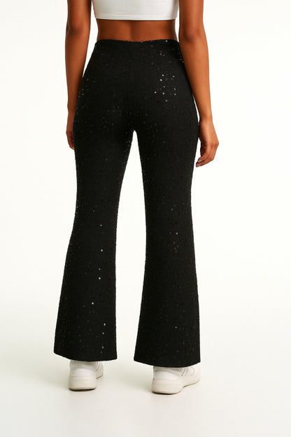 PANTALON CAMPANA LENTEJUELAS 7212