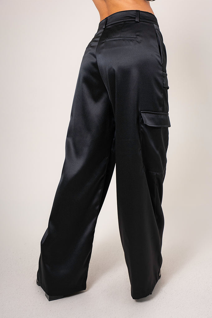 PANTALON CARGO SATIN R-F 8402