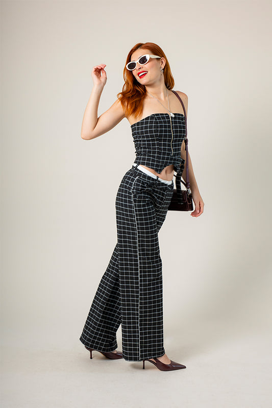 PANTALÓN DOBLE PRETINA VESTIR B-F 7950.