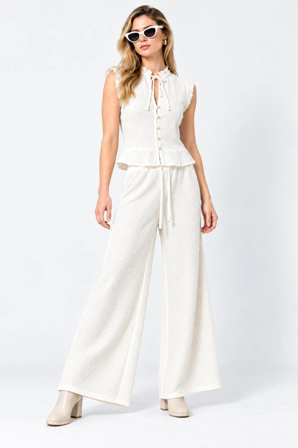 PANTALON EFECTO CROCHET G-C 10013